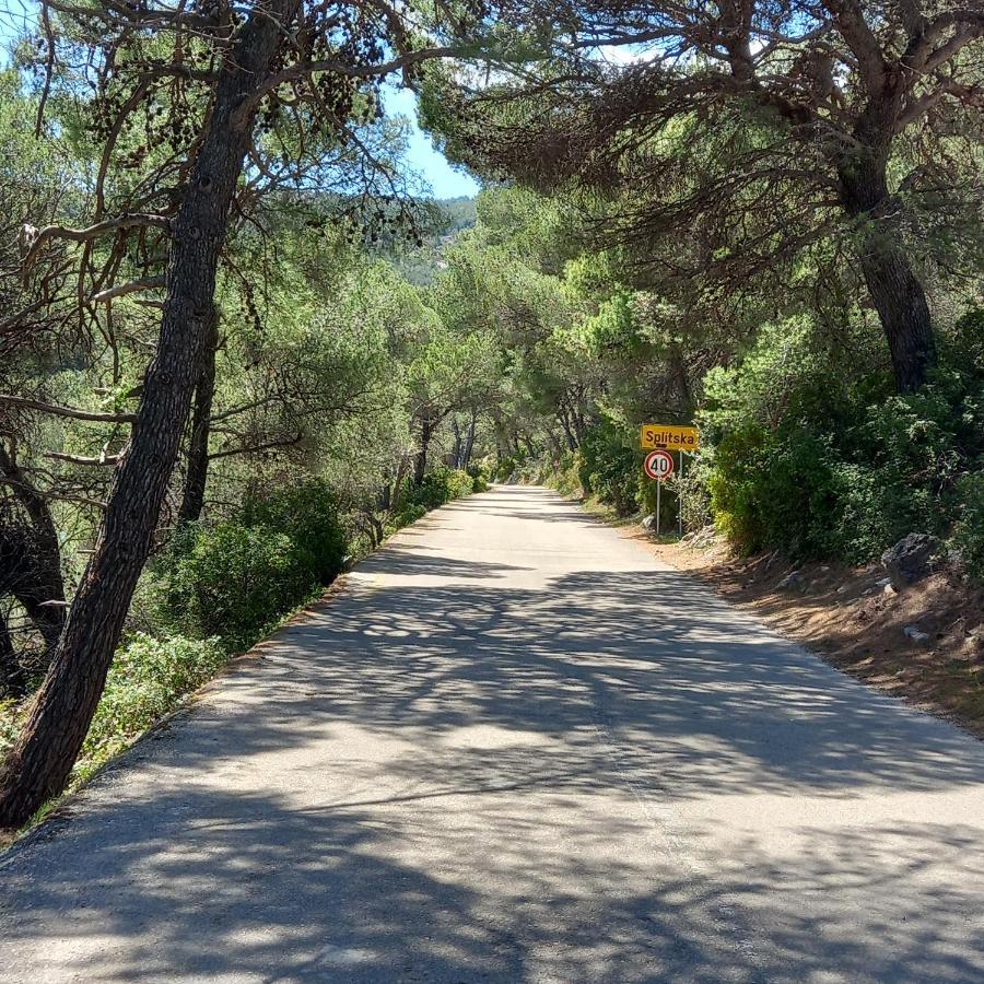Kuca Za Odmor Skalina - Sea View Villa Splitska Bagian luar foto
