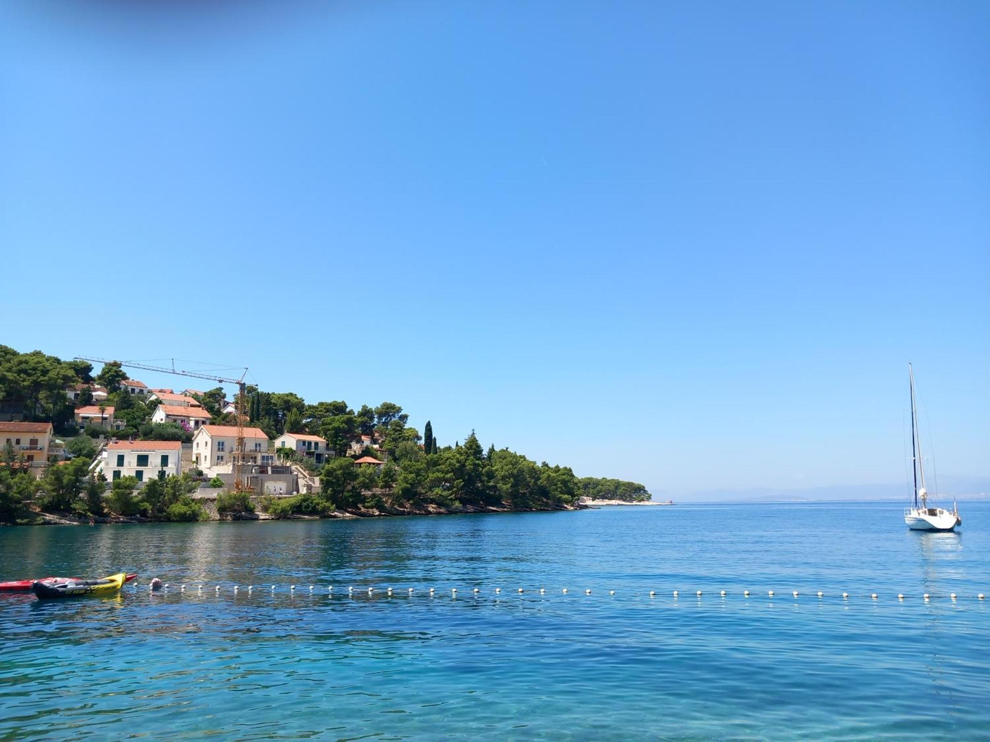 Kuca Za Odmor Skalina - Sea View Villa Splitska Bagian luar foto